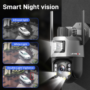 Cámara de Seguridad Inalámbrica PTZ LS VISION ICSEE 3K 6MP para Exteriores, con Doble Lente, <span class=keywords><strong>Zoom</strong></span> <span class=keywords><strong>50X</strong></span>, Impermeable, con Audio Bidireccional, Visión Nocturna e IP66 - Product Image 5