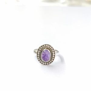 Anillo de Amatista, Anillo de Plata de Ley 925 con Piedra Preciosa, Colección Hecha a Mano, Anillos Finos, Joyería de Plata, Precio al por Mayor - Product Image 6