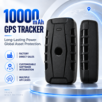 Traceur GPS multi-alarmes 4G+2G 10000mAh avec aimant puissant, détection de vibration, géolocalisation et alertes de batterie faible pour les actifs