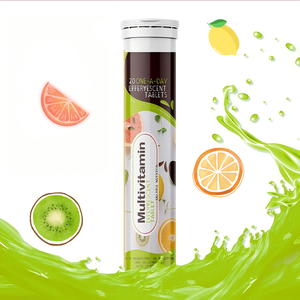 OEM grosir Label pribadi tablet Effervescent <span class=keywords><strong>Multivitamin</strong></span> untuk dewasa tablet Effervescent Vitamin C kesehatan imun 4g - Product Image 1