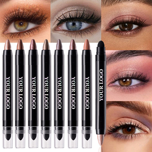 थोक 6 पीसी सुपर वाटर-प्रूफ सूखी आंखों की छाया पेन शुरुआती लोगों के लिए डबल सिर आंख छाया पेंसिल सेट करें - Product Image 2