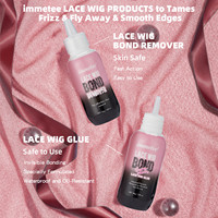 Kit d'Entretien pour Perruques : Colle Imperméable pour Dentelle, Spray Teintant, Gel Contrôle des Bords, Mousse Coiffante pour Perruques Bouclées