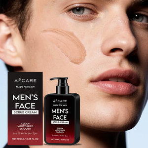 <span class=keywords><strong>Gommage</strong></span> Visage Homme Personnalisé Anti-Sébum au Thé Vert et à l'Huile de Jojoba – Exfoliant Équilibrant et Resserant les Pores pour Peaux Grasses - Product Image 1
