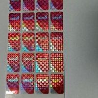 Étiquettes de sécurité holographiques anti-contrefaçon et inviolables, autocollants de garantie nulles avec numéro de série pour la protection des jus contre la contrefaçon