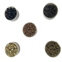 10000 pièces/sac Micro anneaux pour cheveux Accessoires pour cheveux pour I-Tip/ Nano/Micro anneaux/ Trame