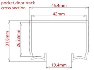 WEKIS Herrajes Industriales para Puertas Correderas de 3 Ruedas con Cierre Suave, Rodamientos de Aleación de Zinc Duraderos de Alto Rendimiento - Product Image 4