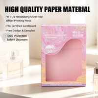 Kemasan Kotak Datar Transparan Persegi Warna-Warni Cetak Murah Grosir, Ramah Lingkungan, Dapat Digunakan Kembali, Custom, untuk Kosmetik Embossing UV