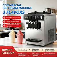 YCF Commerciële Mini Soft-Ijs Vendingautomaat Zilver RVS Flexibel Cafés Mobiele Restaurants Fruit Melk Gemaakt 1