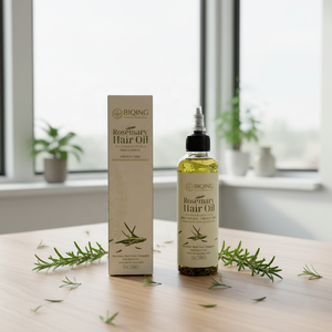 Aceite Orgánico de Romero y Menta para Fortalecer el Cuero Cabelludo y el Cabello, Sérum para el Crecimiento del Cabello, Aceite Esencial Puro |   Marca Privada Vegana OEM - Product Image 2