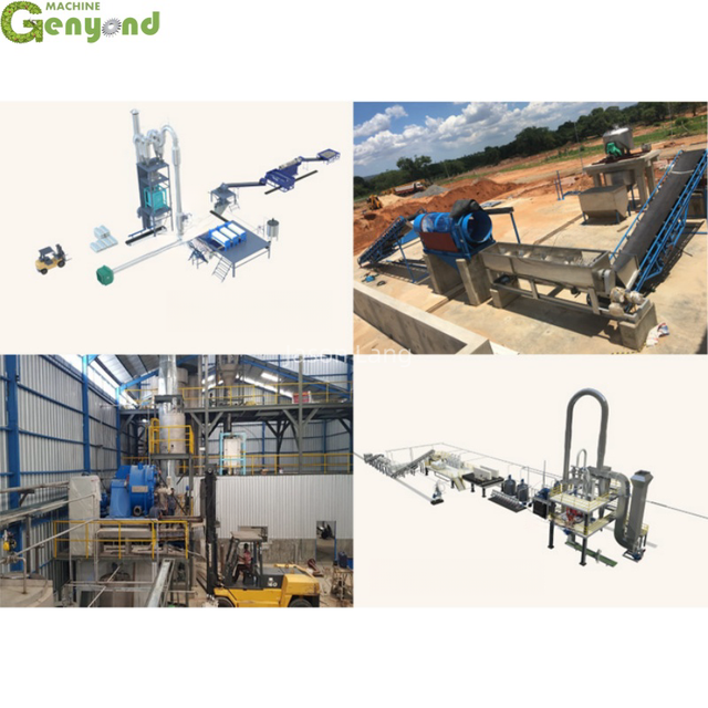 Whole Process Full Automatic Cassava Potato Starch Powder Making Machine