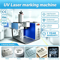 Machine de marquage laser rotative Raycus de haute qualité 20W/30W/50W/100W 3W/5W/UV pour métaux, non-métaux et cristaux, portable et conviviale
