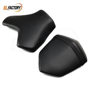 Siège passager avant et arrière en cuir noir pour moto <span class=keywords><strong>KAWASAKI</strong></span> Z1000 2007-2009 Z750 2007-2010 - Product Image 1