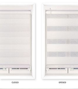 Pas de perçage jour et nuit stores enrouleurs à l'intérieur montage facile à installer sans fil zèbre ombre sans outil Double couches rideaux enrouleurs occultants - Product Image 3