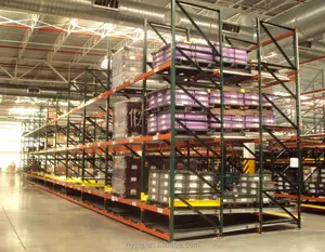 Push Back Beam Rack pour le stockage en entrepôt Genre de produit Supports et étagères empilables