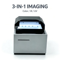 Escáner de Tarjetas de Identificación y Pasaportes, 8MP, Imagen a Color IR UV, Lector de Códigos de Barras MRZ OCR, Alimentación USB, con SDK para Recepción de Hotel
