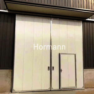 <span class=keywords><strong>Puerta</strong></span> especial de <span class=keywords><strong>dos</strong></span> puertas correderas, tablero de color de doble cara, material de relleno de aislamiento, almacén y taller - Product Image 2
