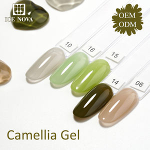 Vernis Gel Camellia Semi-Transparent Couleur 15ml – Collection Été – Échantillon de Vernis Gel – Fournitures pour Ongles – Kit de Vernis Gel - Product Image 2