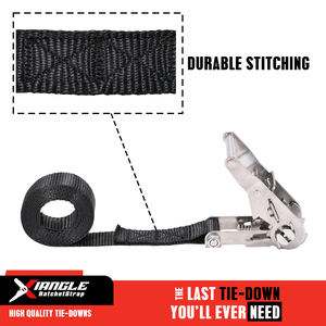 <span class=keywords><strong>สาย</strong></span>รัดแบบท่อ Ultra Strong ขนาด <span class=keywords><strong>1</strong></span> <span class=keywords><strong>นิ้ว</strong></span> รับน้ำหนักได้ 1200 กก. พร้อมด้ามจับแบบ Easy-Grip สำหรับแร็คหลังคา Overland - Product Image 2