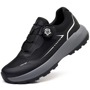 รองเท้าวิ่งเทรลแบบมืออาชีพสำหรับผู้ชาย พร้อมระบบล็อคแบบหมุน รองเท้ากีฬาแบบผูกเชือกรวดเร็ว ระบายอากาศได้ดี เหมาะสำหรับใส่เดินเล่นและเล่นกีฬา - Product Image 6