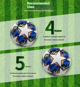 Balón de Fútbol Número 5 para Niños y Adultos - Alta Elasticidad, Resistente al Desgaste, para Uso en Interiores/Exteriores, Competencia y Clases de Educación Física - Product Image 4