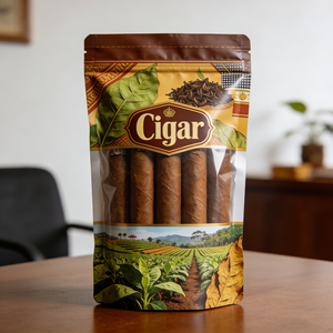 Sacchetti Trasparenti Stampati per Sigari in <span class=keywords><strong>Plastica</strong></span>, Buste Richiudibili con Cerniera per Sigari. Borsa da Viaggio per Sigari in Polietilene, Piccole Buste di <span class=keywords><strong>Plastica</strong></span> - Product Image 3