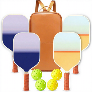 Ensemble de raquettes de pickleball 2026, <span class=keywords><strong>2</strong></span>/4 raquettes approuvées USAPA en graphite et fibre de verre, <span class=keywords><strong>2</strong></span> raquettes, 4 balles, 1 sac de transport portable, adulte, 227g - Product Image 1