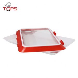 Fresh Reusable Creative Zero Waste Food Preservation Tray / Food Trays Vacuum Seal Storage