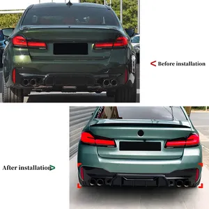 ลิ้นดิฟฟิวเซอร์กันชนหลัง StarNav สำหรับรถยนต์ซีรีส์ 5 รุ่น G30 G31 M Sport ปี 2018 2019 2020 2022 2023 ชุดแต่งสปอยเลอร์แบบ Canard Board - Product Image 2
