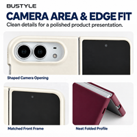 Coque de téléphone en silicone liquide personnalisée avec logo gravé OEM en gros pour iPhone Duo iPhone Fold, cadre avant en PC avec protection d'écran
