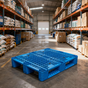 <span class=keywords><strong>Pallet</strong></span> nhựa hình "Chuan" nặng 1100x1000mm, thích hợp cho hậu cần kho và kho bãi quy mô lớn - Product Image 2