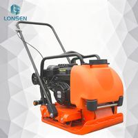 Compacteur à plaques vibrantes autoporté Lonsen MS90 de 90 kg, personnalisé, avec moteur neuf, à couple élevé, pour le compactage du sol, avec roulement