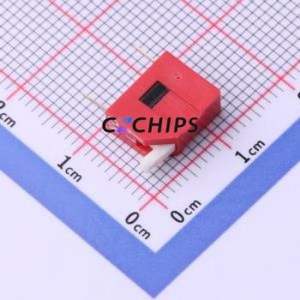 DS1040-01RT DIP Switch Through hole Component (THT) Switch 1 2.54mm Red - Product Image 2