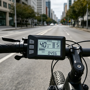 Velocímetro Electrónico con Pantalla LCD Impermeable para Bicicletas de Montaña MTB, <span class=keywords><strong>Ciclocomputador</strong></span> Inteligente con Odómetro y Certificación IP65 - Product Image 1