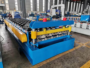 Machine de formage de panneaux de toiture automatique 1200 mm, Maquinas Para Tr4 Tr3 Tr5 Tr6, pour la fabrication de tôle en Perou - Product Image 4