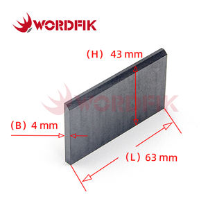 Vanes de Carbono 63*43*4 mm para Bomba de Vácuo VT4.25, DT4.25K, T4.25DV, T4.25DSK, 90134900007, WN124-162 - Product Image 2