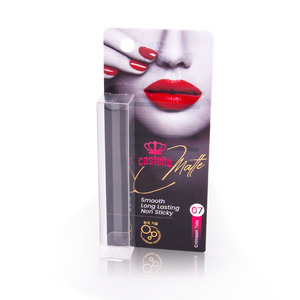 Display Design Lipstick Lip Balm Blister Cosmetic Packaging with Printed Cardboard PVC PET Blister Pack