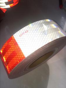 <span class=keywords><strong>Cinta</strong></span> reflectante roja y blanca a precio de fábrica <span class=keywords><strong>para</strong></span> camiones: adhesiva, impermeable, certificado DOT C2 <span class=keywords><strong>para</strong></span> seguridad vial - Product Image 2