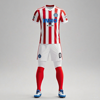 Tenues de football personnalisées unisexes, kits de football, séchage rapide, respirant, extensible, col rond, maillots pour toutes les saisons, ensembles uniformes