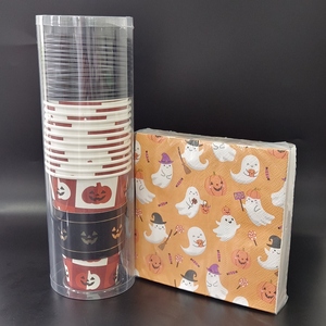 <span class=keywords><strong>Tema</strong></span> di <span class=keywords><strong>Halloween</strong></span> decorazioni per feste forniture per feste stoviglie piatto di carta, tazza di carta - Product Image 5