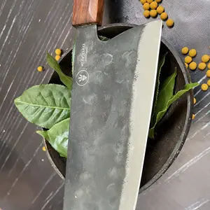 Japanese knife professional chef knives manufacturers - Russian Leaf Spring - Carbon Steel Super Fast to Get-TALL NAKIRI KNIVES