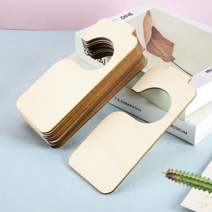 Porta DIY personalizzata appeso in legno bianco per bambini divisore eco-friendly Basswood pino per Boho vivaio - Product Image 1