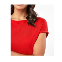 T-shirt à manches courtes pour femme de qualité supérieure avec bouton, logo personnalisé, écologique, respirant, doux, disponible en différentes dégradations