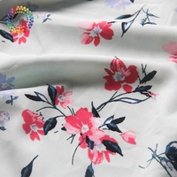 100% Polyester Spandex Impression réactive Tissu extensible à quatre voies pour tissu de robe d'été pour dames