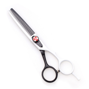 JP Steel 5,5 ''6'' Tijeras de corte de pelo Punta de hoja afilada Blanco A1018 Peluquería Tijeras de adelgazamiento de peluquero - Product Image 3