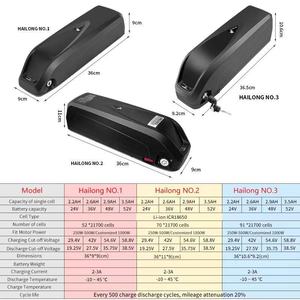 Hailong No. Batterie au lithium-ion personnalisée 36V/48V 13Ah/15Ah/25Ah 468Wh 18650 pour vélo <span class=keywords><strong>électrique</strong></span> de montagne modifié <span class=keywords><strong>NCM</strong></span> - Product Image 4