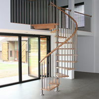 Escalier en colimaçon compact pour petits espaces, ouverture étroite, échelle de grenier, diamètre personnalisé