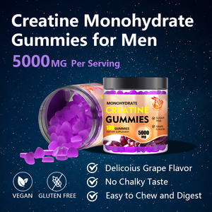 Suplemento Deportivo Premium de Alta Gama para Adultos, Apoyo al Rendimiento en Entrenamientos, Gomitas de Creatina Monohidrato - Product Image 6