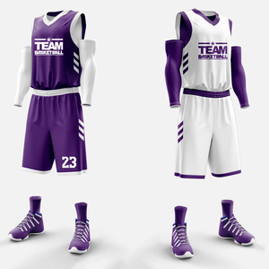 Uniformes Deportivos Personalizados al por Mayor, Camisetas de Baloncesto Sublimadas, Reversibles, de Malla, para Equipos Deportivos - Product Image 2