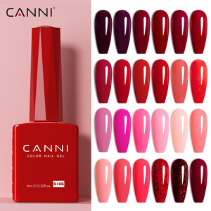เจลทาเล็บ <span class=keywords><strong>CANNI</strong></span> รุ่นใหม่ล่าสุดปี 2026 ขนาด 9 มล. 192 สี สำหรับตกแต่งเล็บ ปราศจากสาร Hema/TPO เจลทาเล็บแบบฝรั่งเศส เจลวานิชเคลือบเงา - Product Image 2