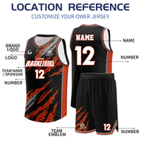 Maillot de basket-ball numérique imprimé en gros pour hommes, maillot d'entraînement de basket-ball pas cher pour jeunes, short, uniforme, tenues de sport personnalisées Z1604